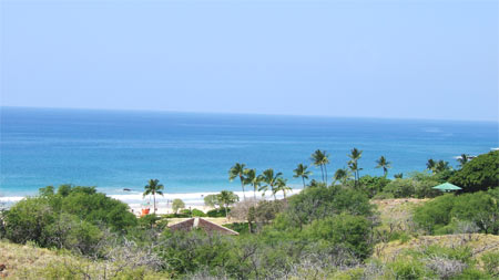 ハプナビーチプリンスの部屋から見える景色
